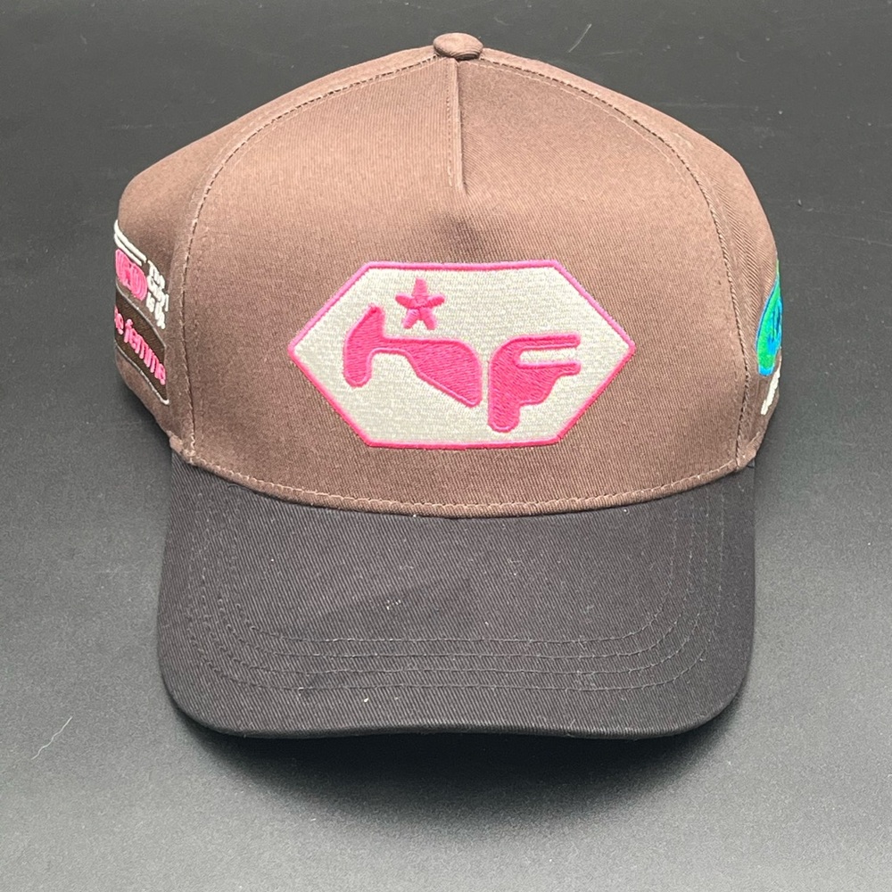 Homme Femme Brown Trucker Hat